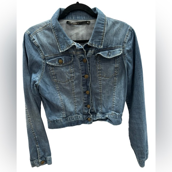 Harper Women’s Blue Denim‎ Jean Jacket Size Medium - Picture 1 of 7